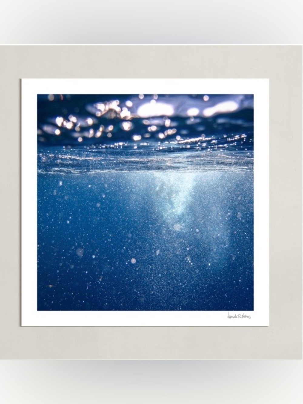 Deep Caribbean II Minted Art Print